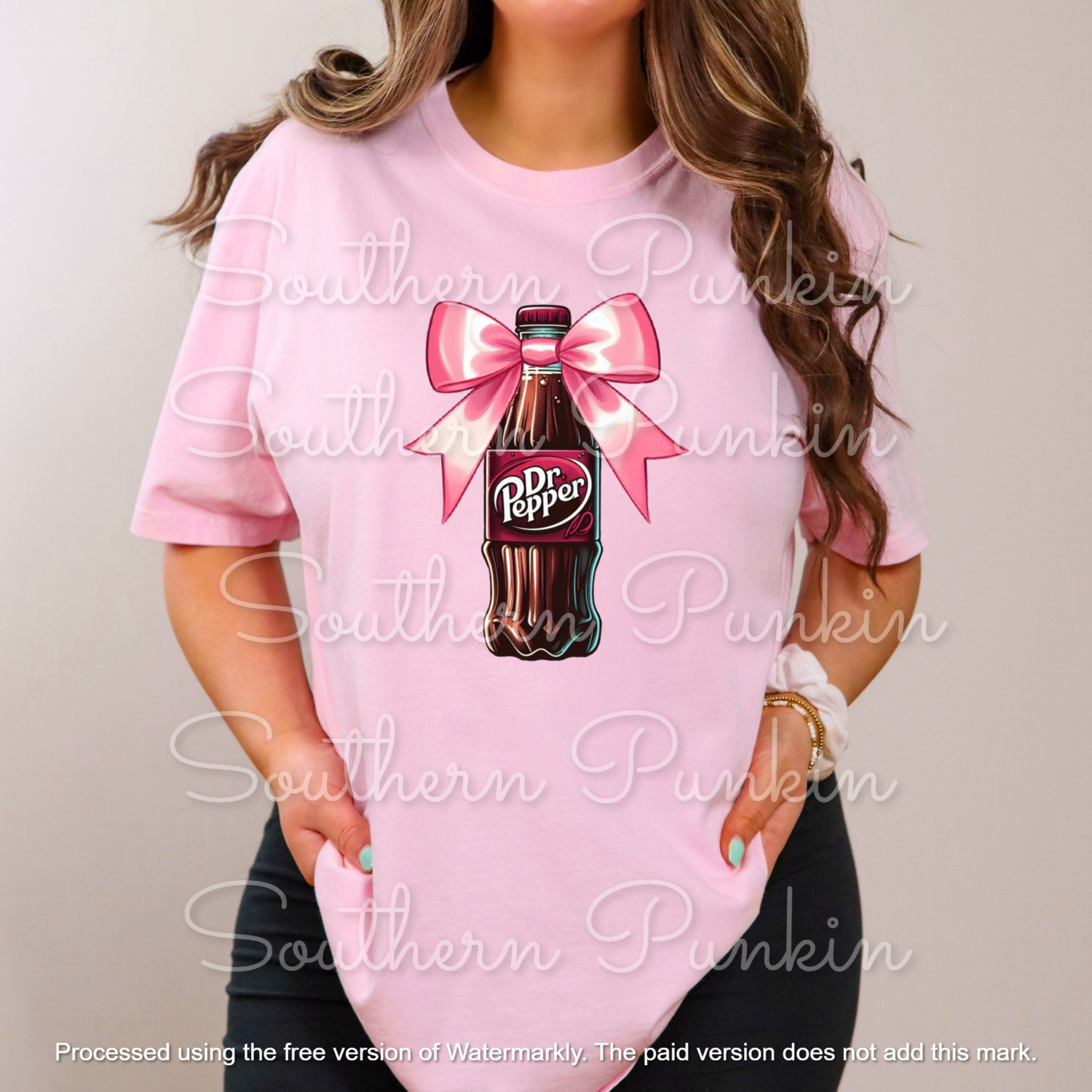 dr pepper bow shirt