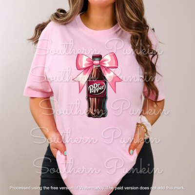 dr pepper bow shirt