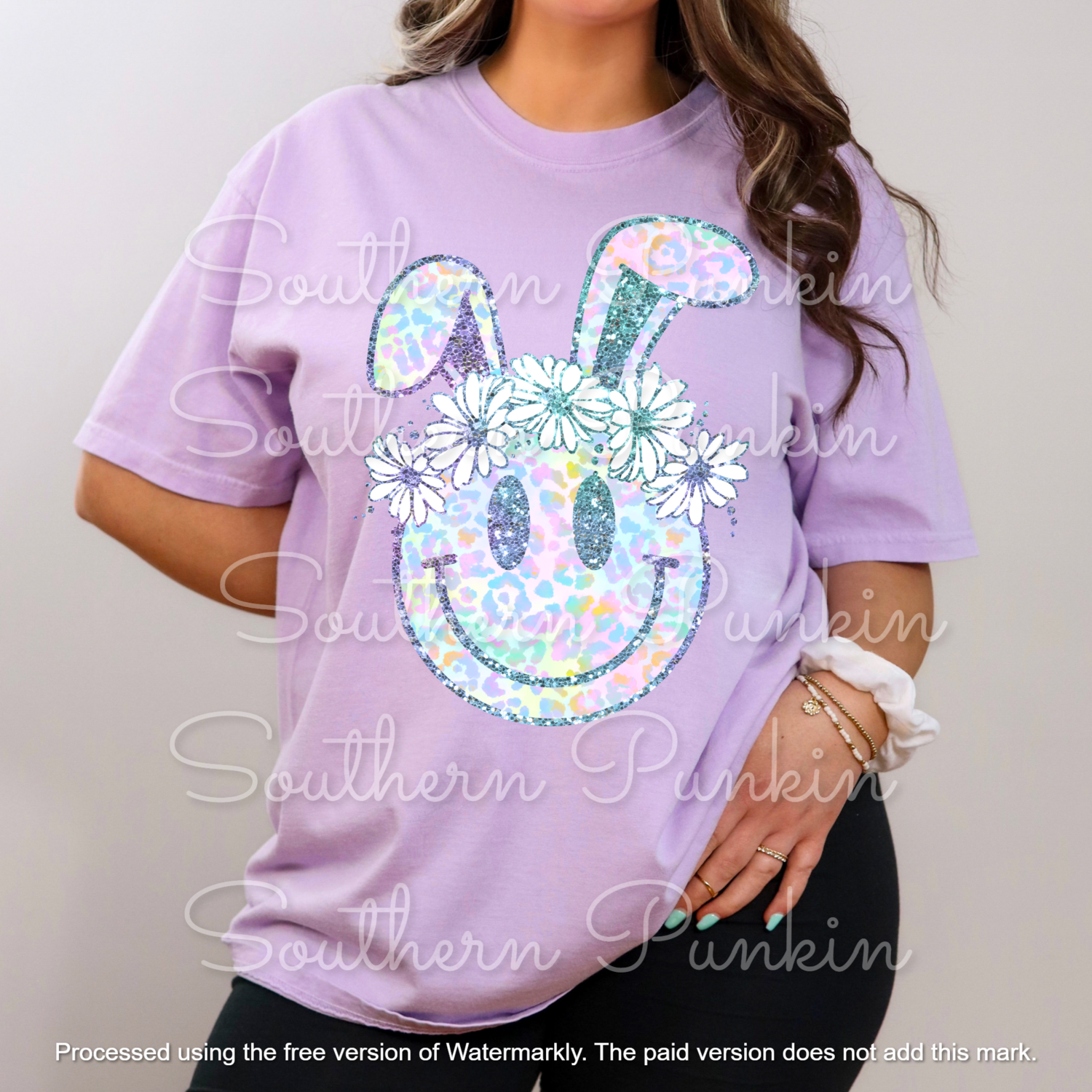 bunny smiley shirt
