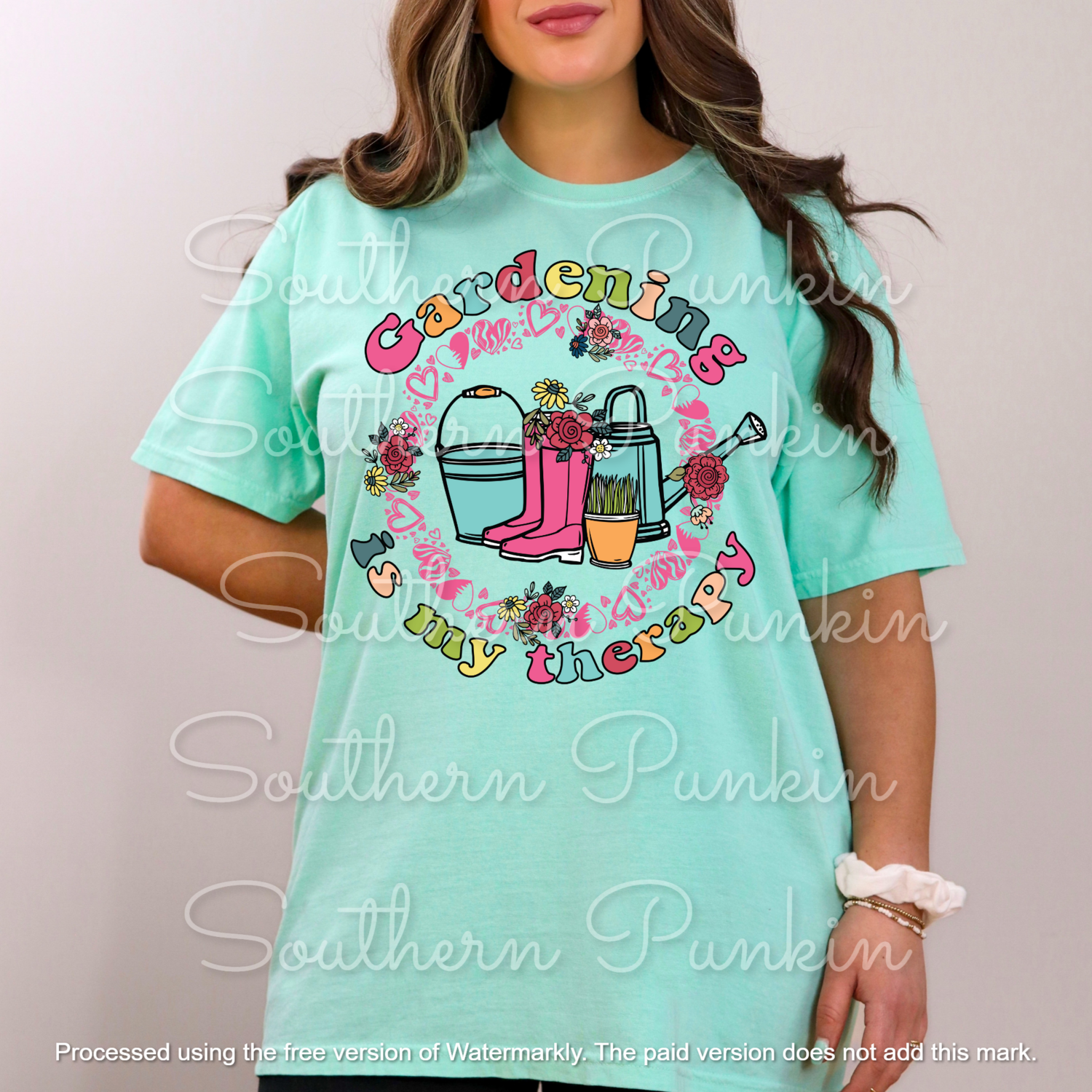 Gardening is my therapy shirt