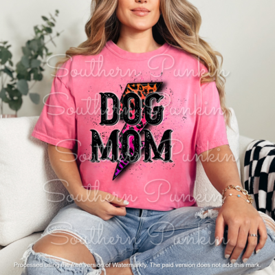 Dog mama lightning bolt shirt