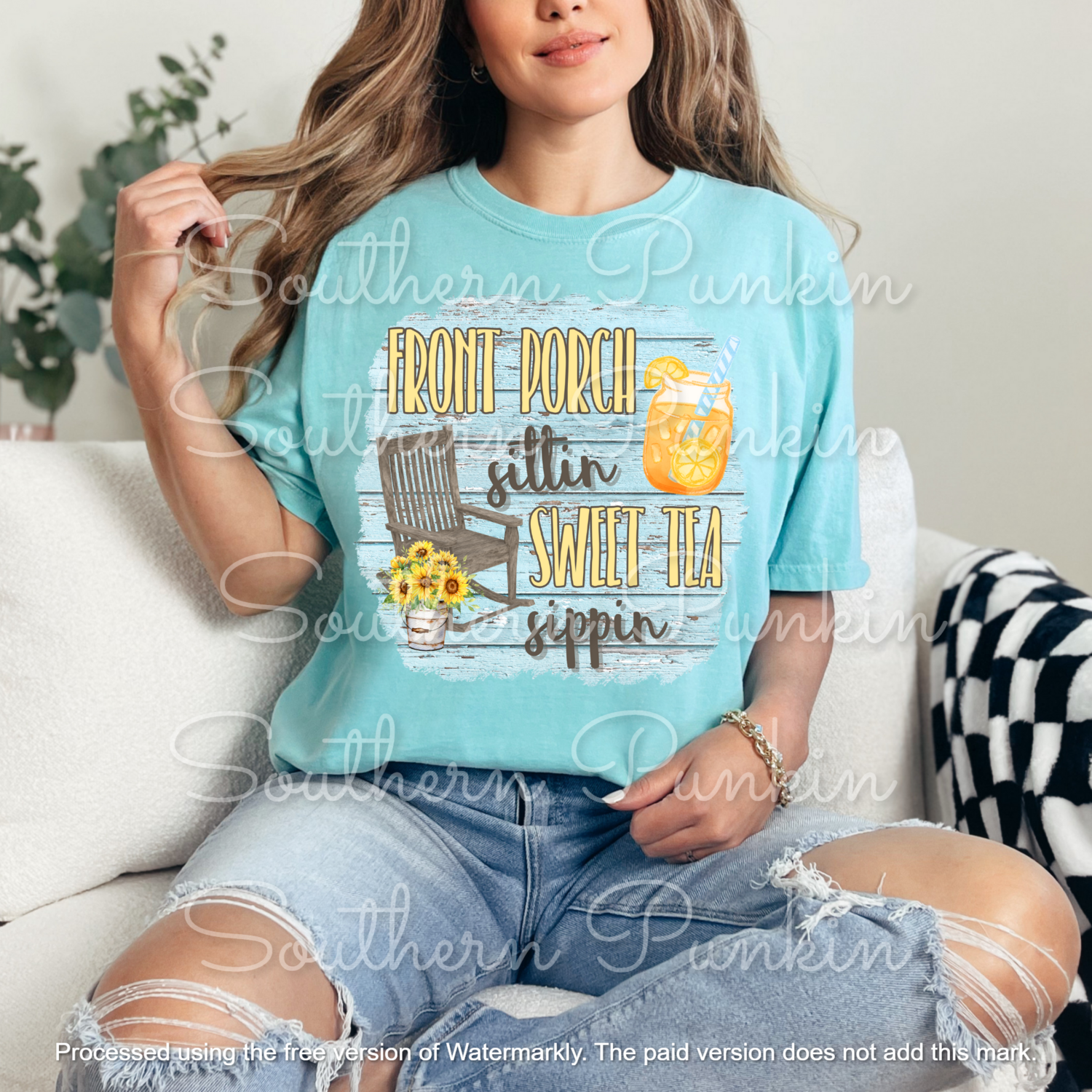 front porch sitting shirt