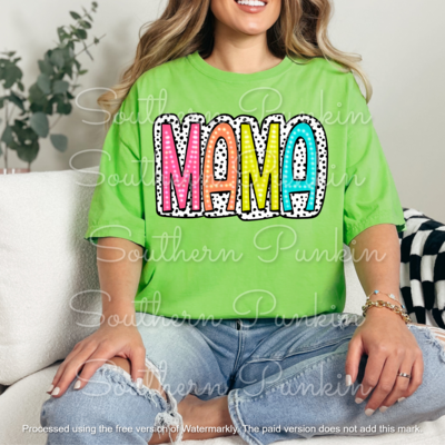 dotted mama shirt