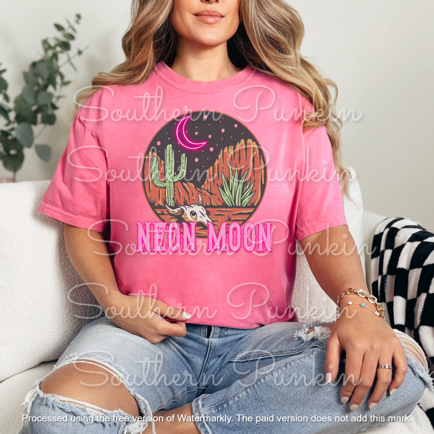 neon moon shirt