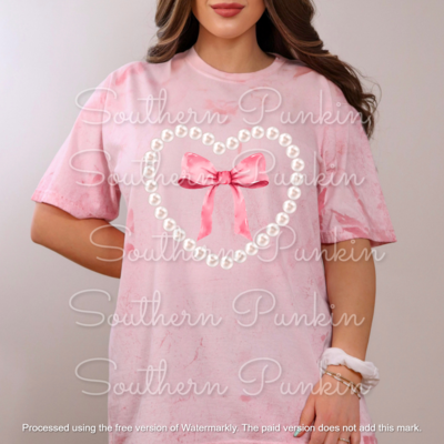 Pearl bow shirt