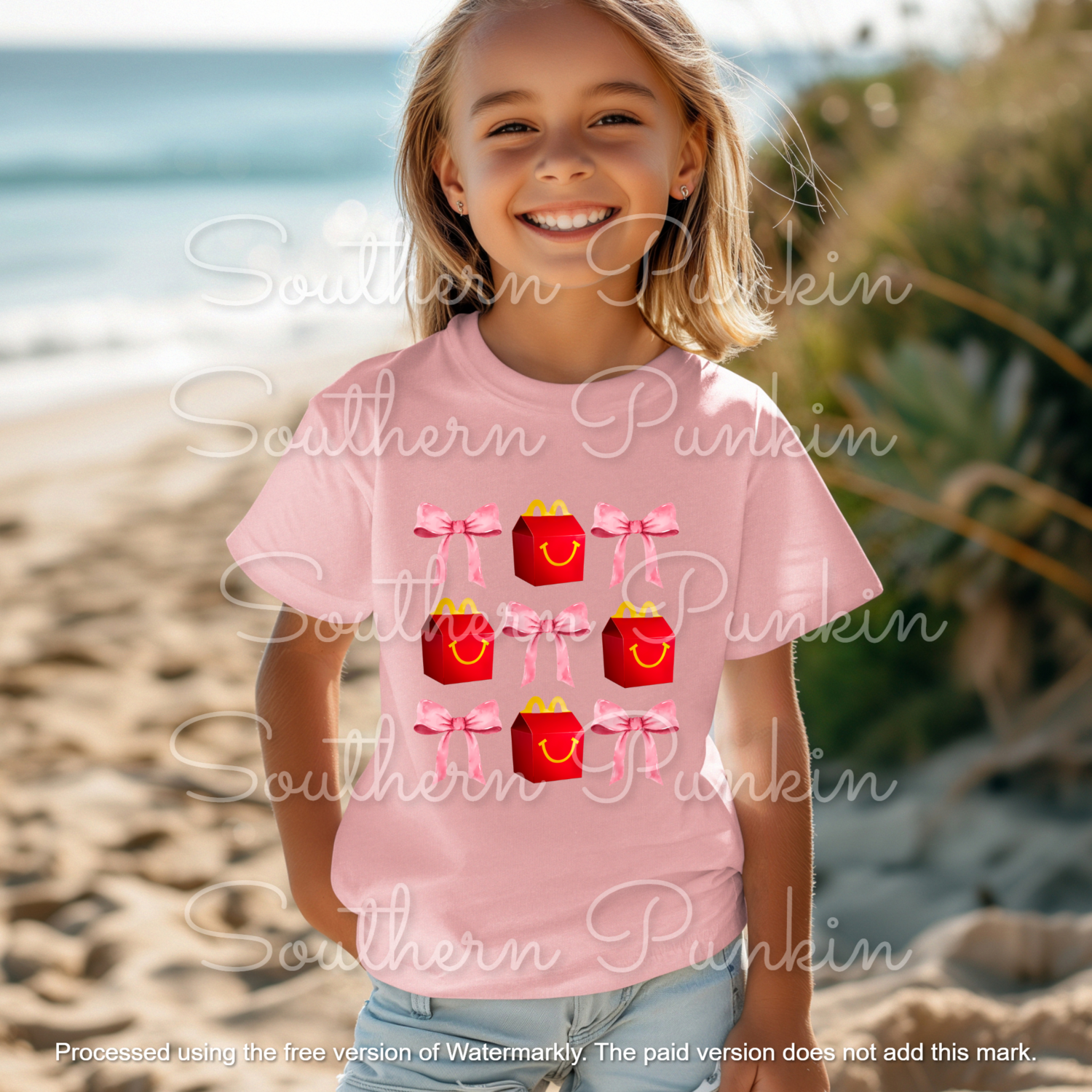 Youth happy meal shirt