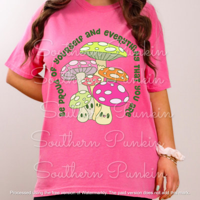 Proud mushroom shirt