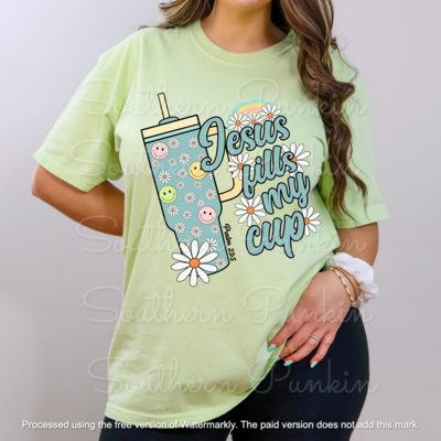 Jesus fills my cup shirt