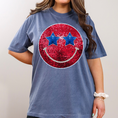 Fourth July smiley shirt
