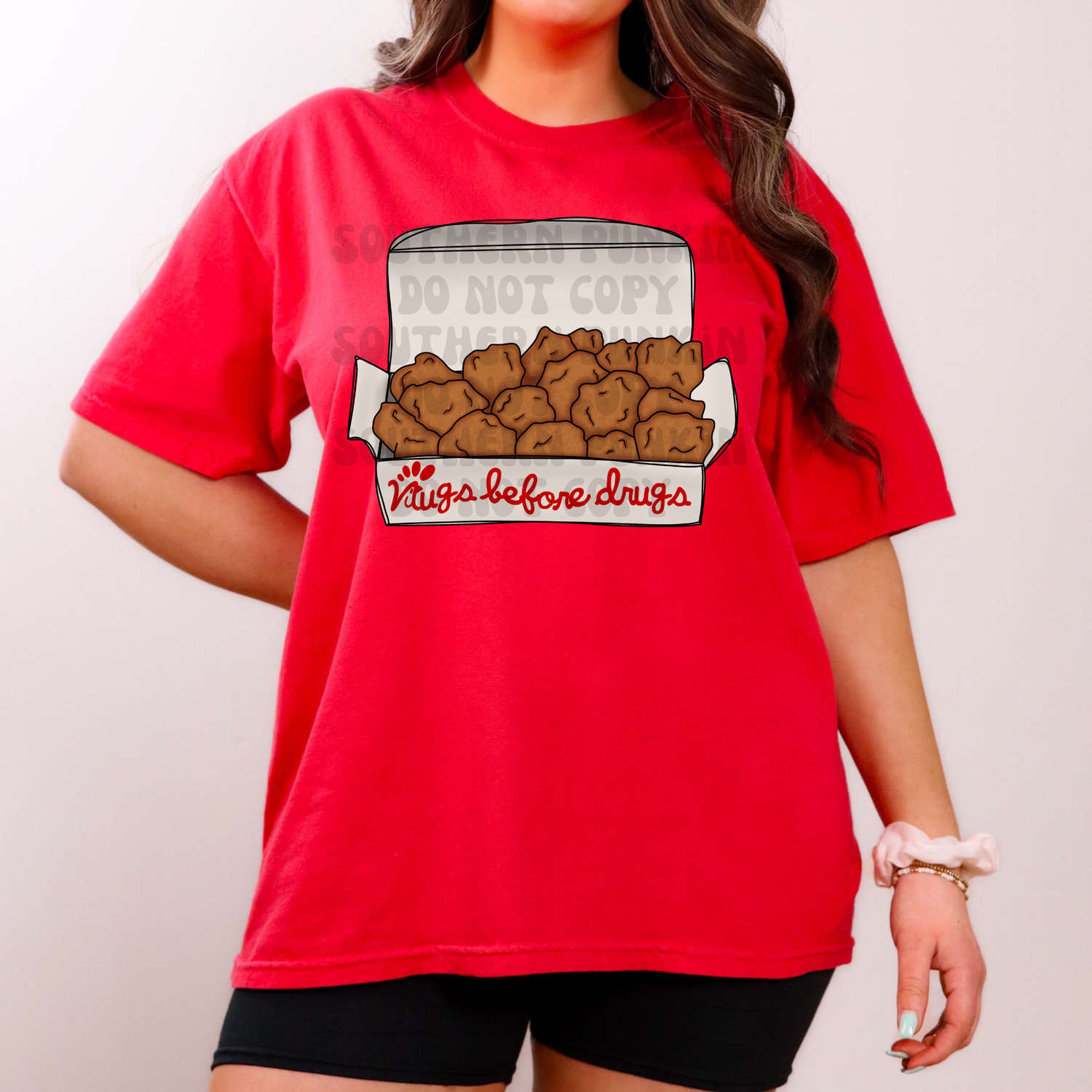 Nuggs before drugs shirt