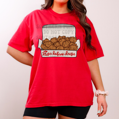 Nuggs before drugs shirt