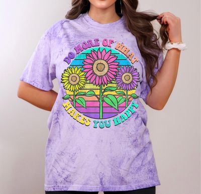 Flower Do What Makes You Happy Shirt