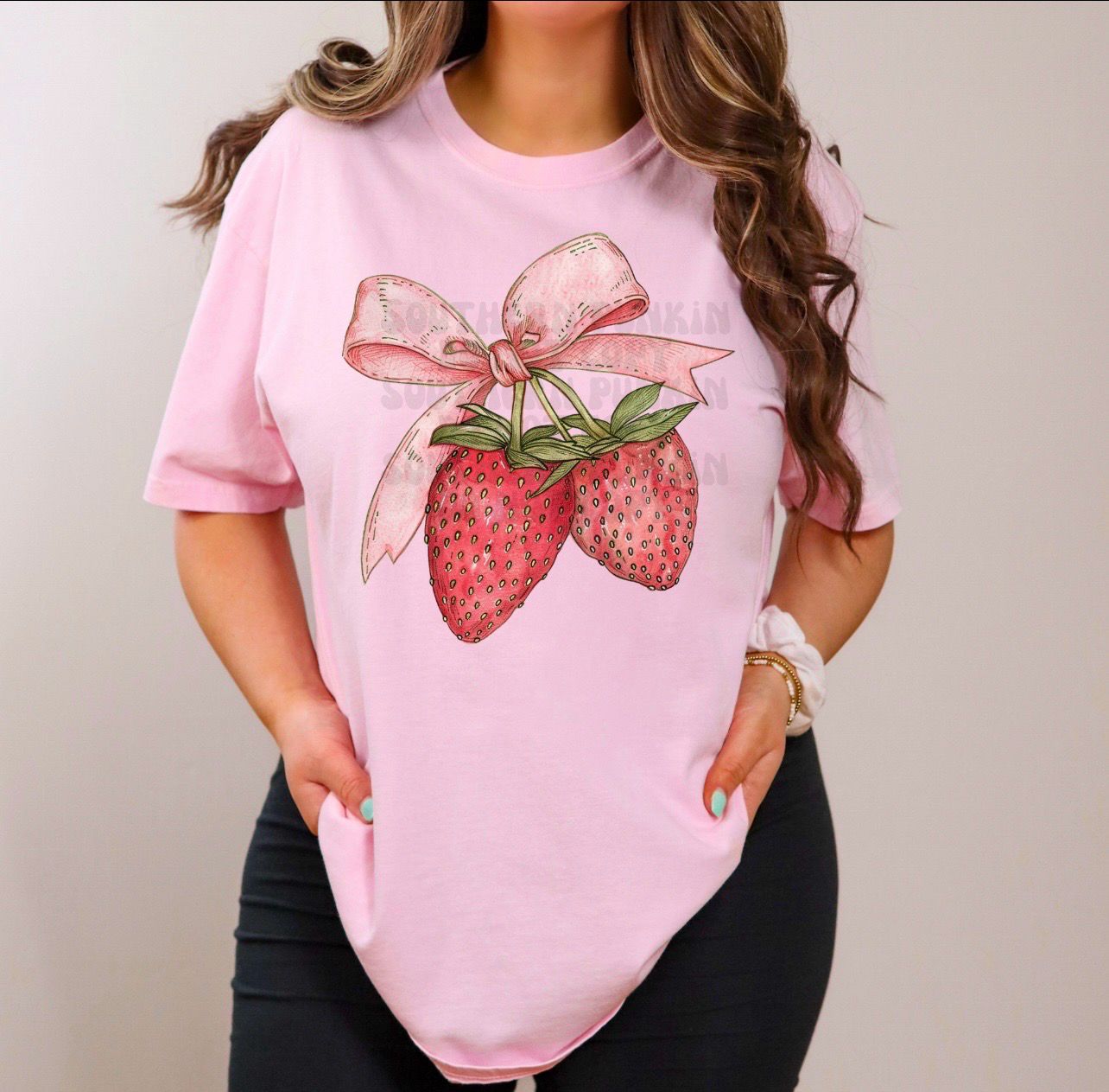 Strawberry Bow Shirt