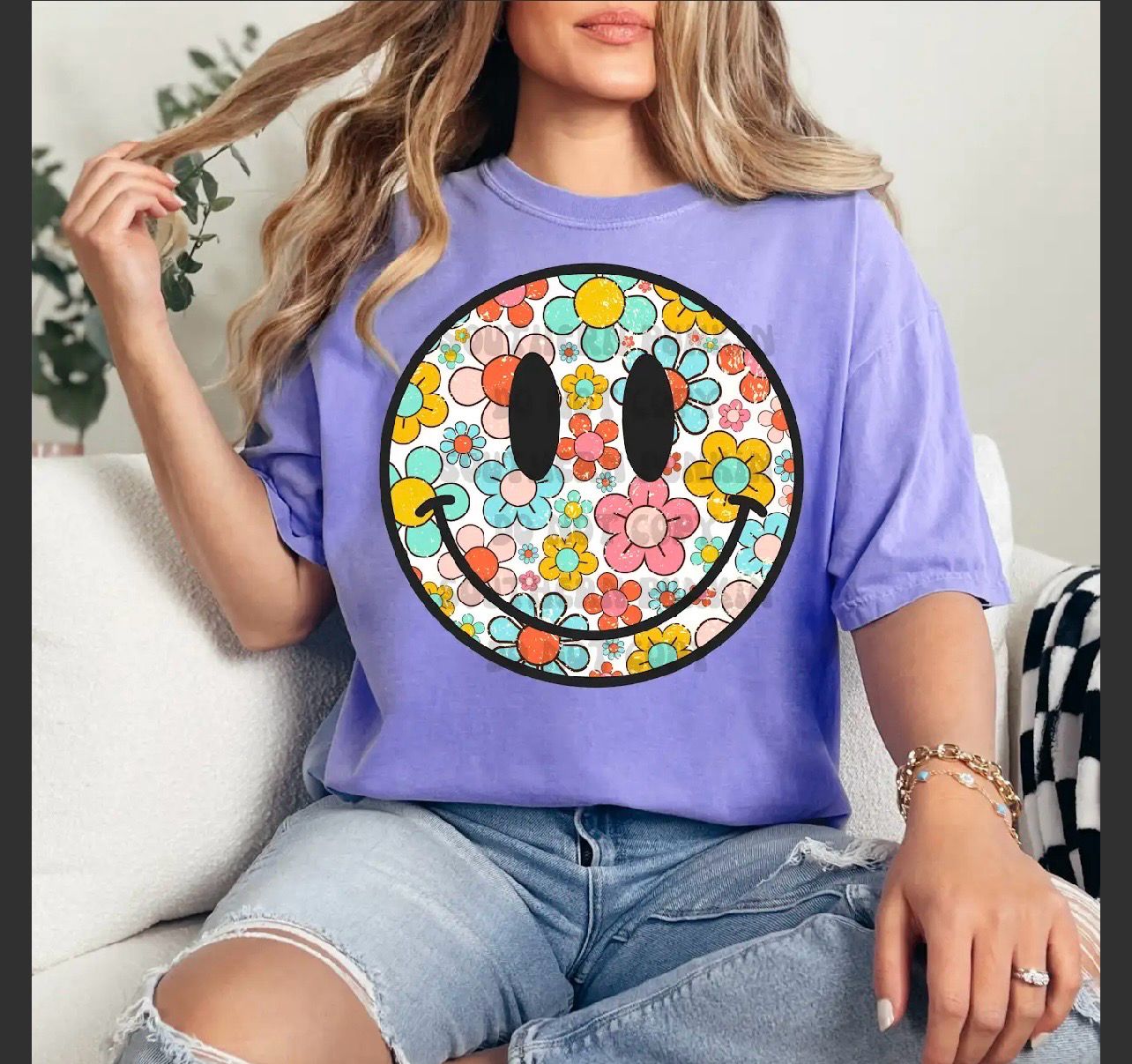 Smiley Bright Pastel Shirt