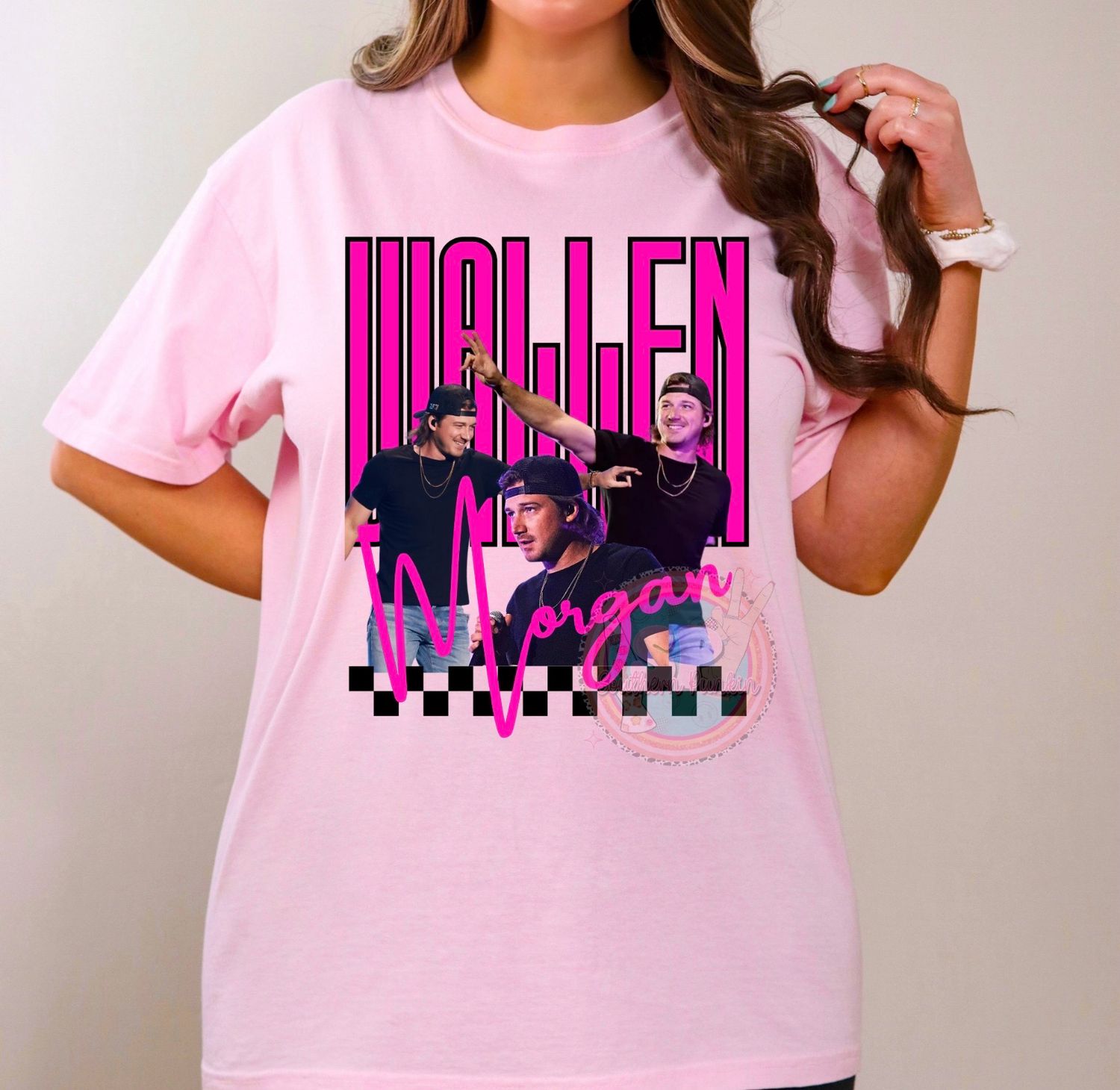 Pink Morgan Wallen Shirt