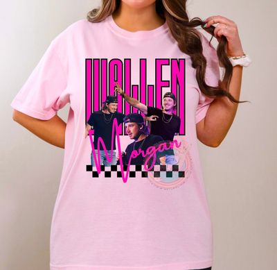 Pink Morgan Wallen Shirt