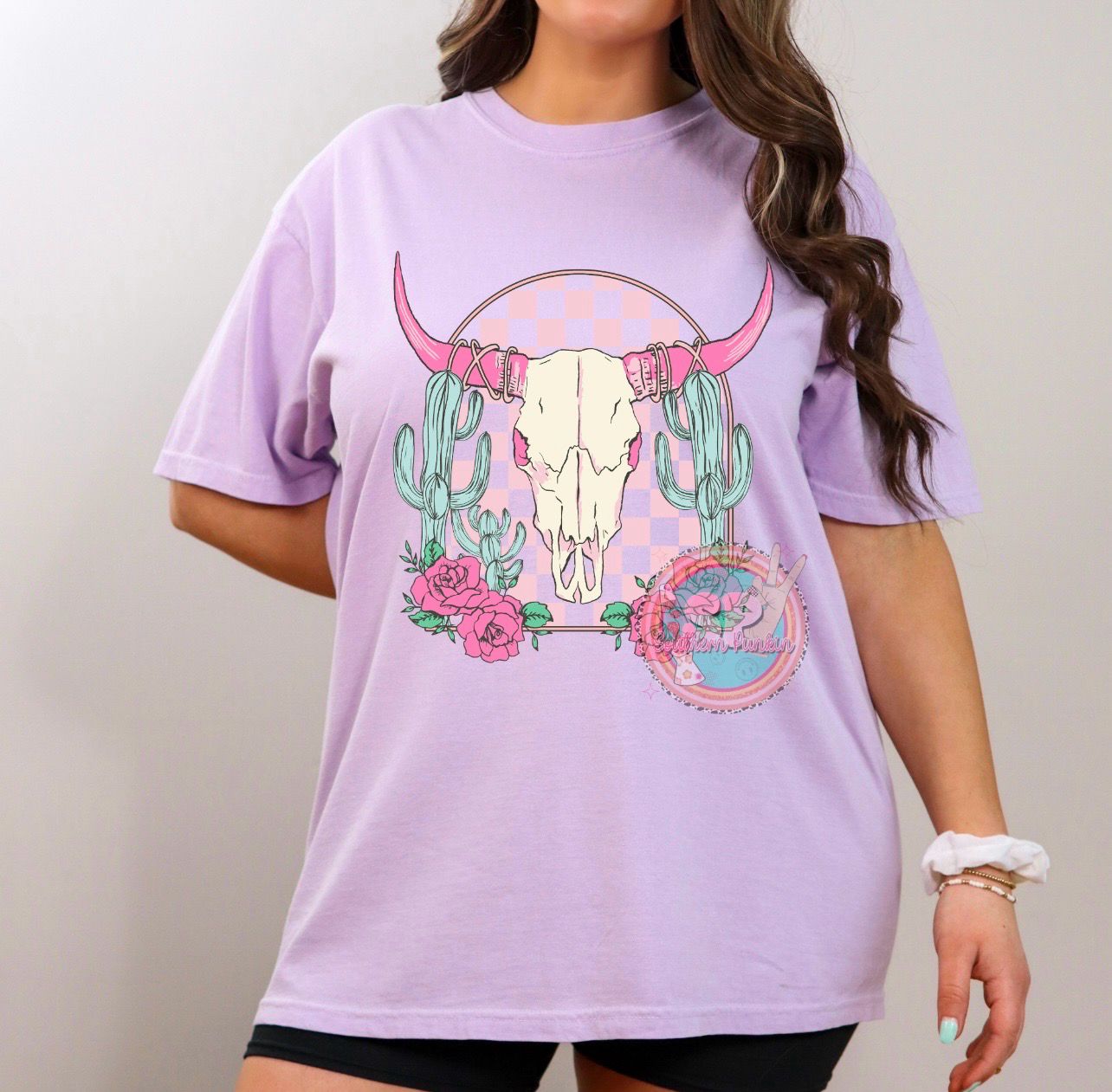 Western Cow Skull Shirt