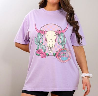 Western Cow Skull Shirt