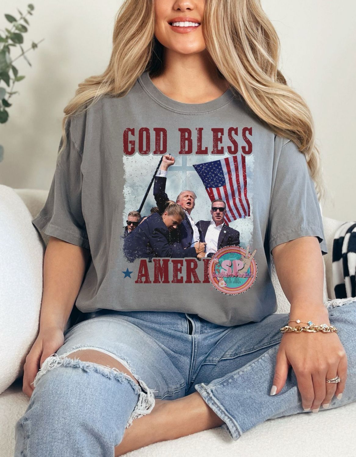 God Bless American Trump Shirt