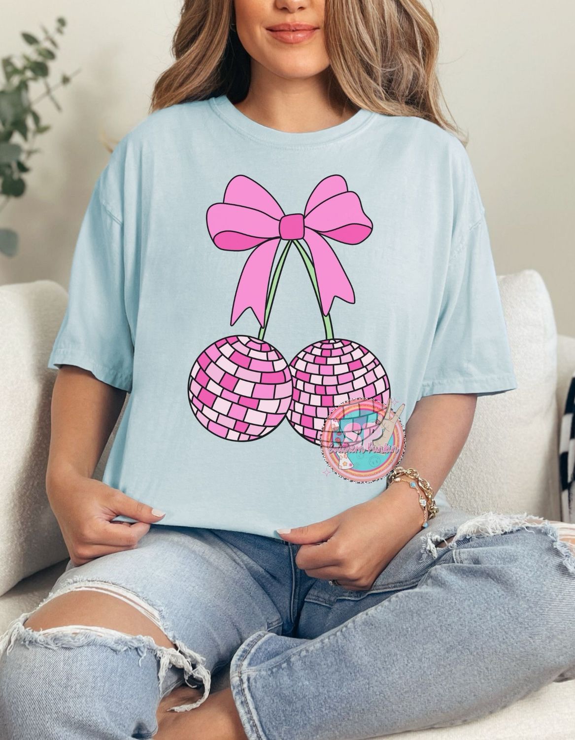 Disco Ball Cherrys Shirt