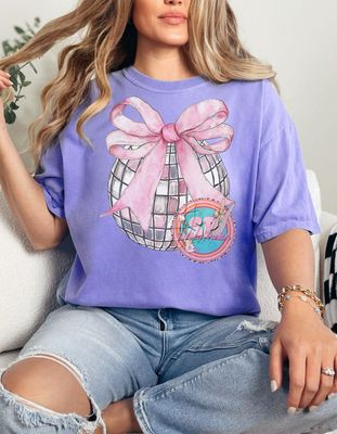 Disco Ball Bow Shirt