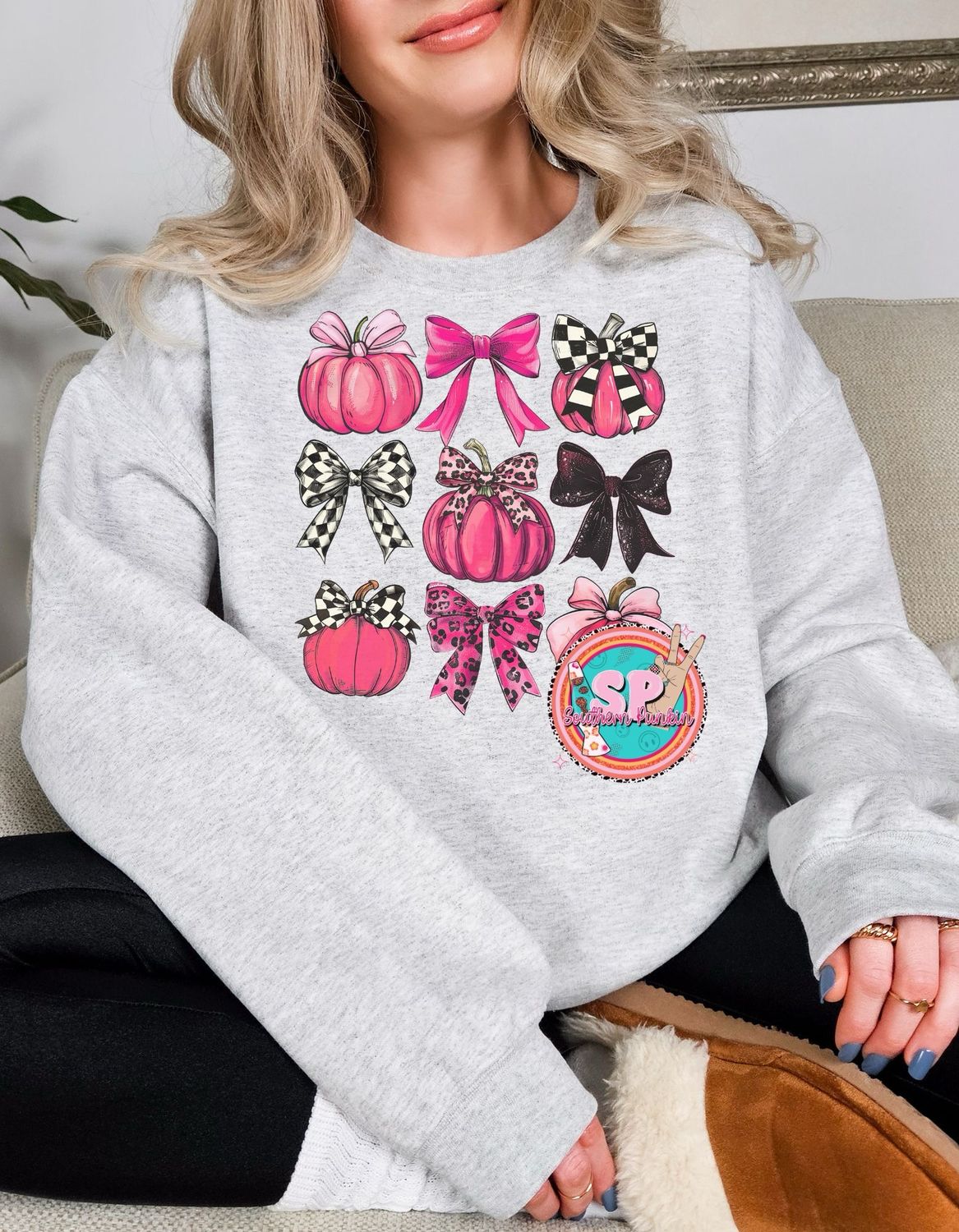 Hot Pink Pumpkins Crew