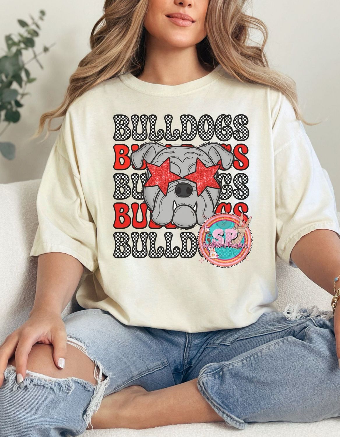Checkered Bulldog Shirt