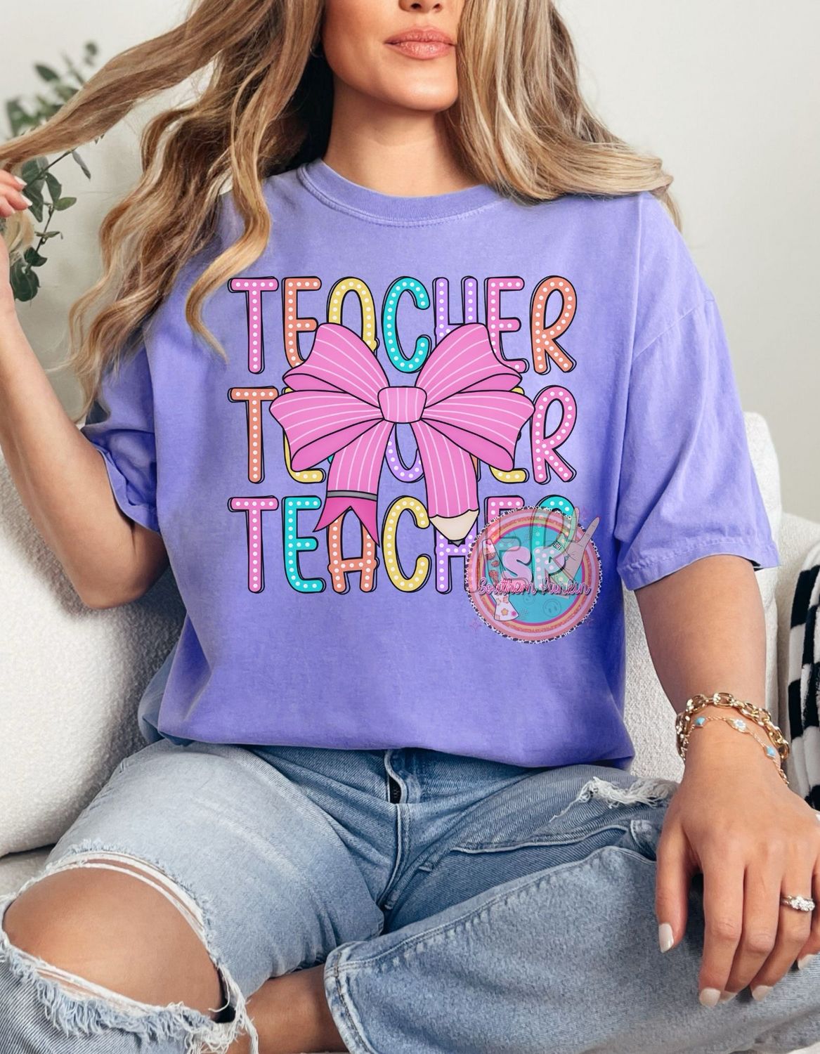 Teacher Bow Shirt