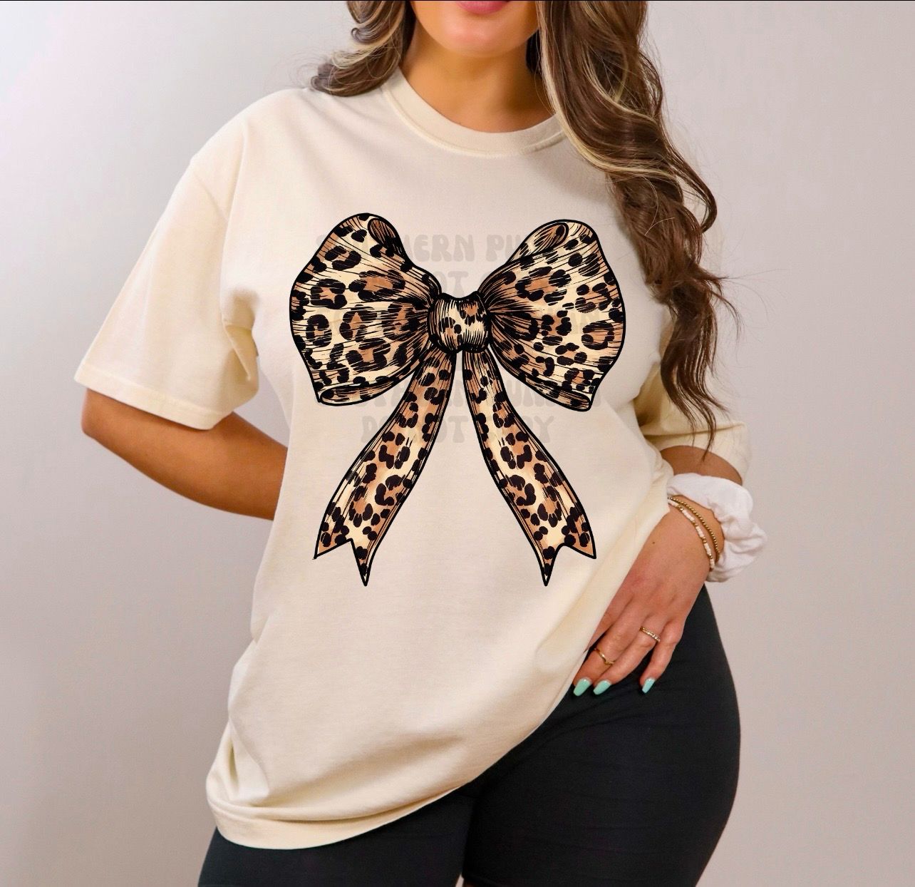 Cheetah Bow DTF PRINT