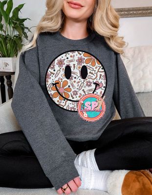 Nurse Smiley Crewneck