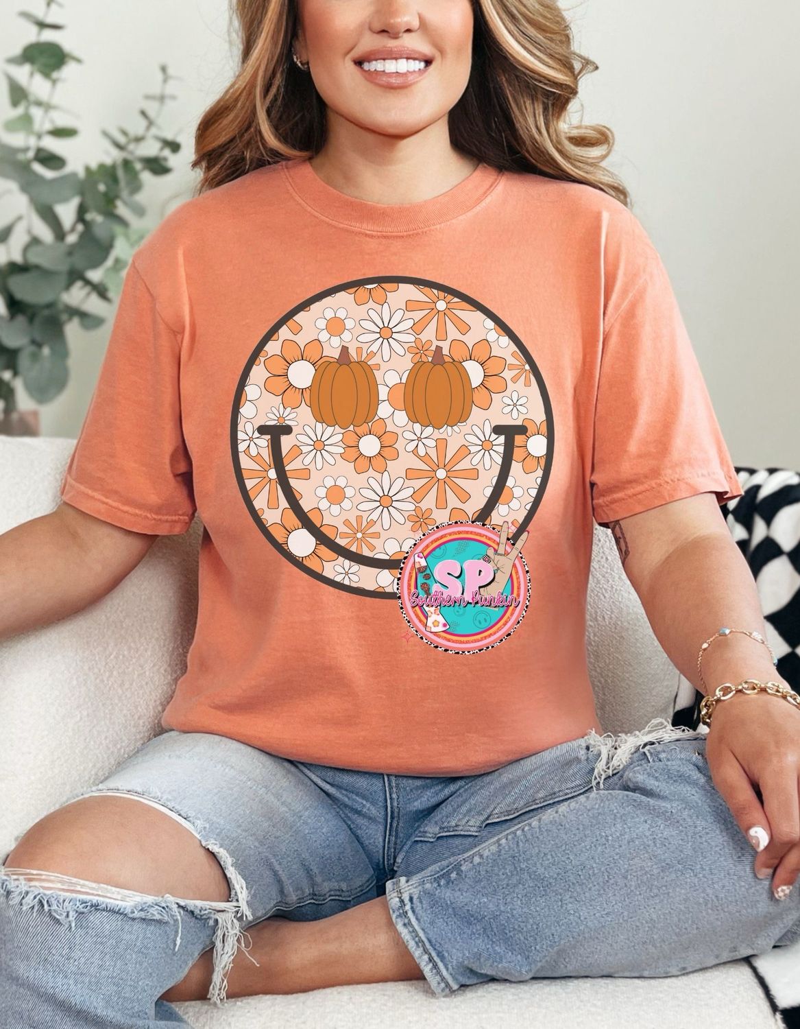 Smiley Pumpkin Shirt
