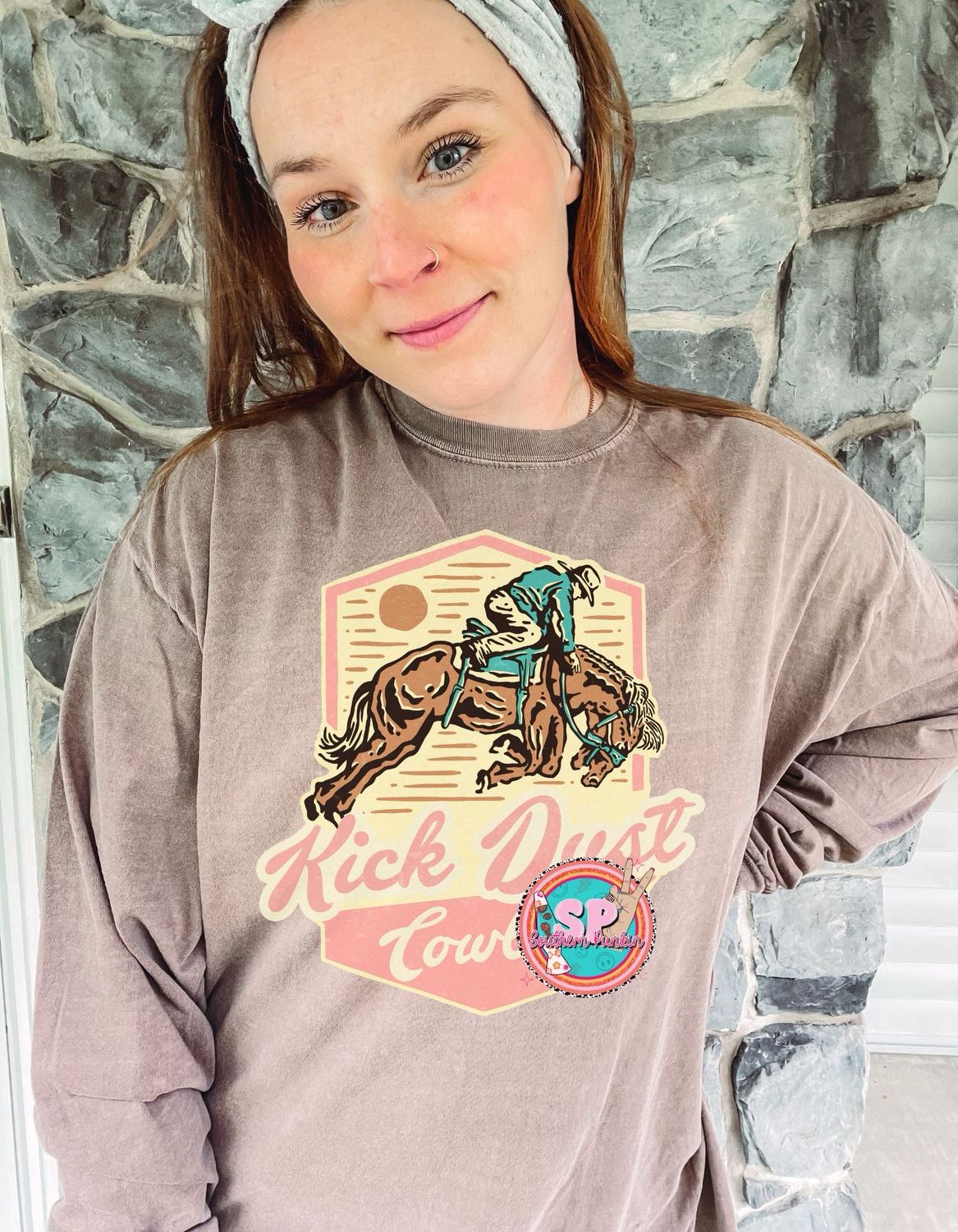 Kick Dust Cowboy Long Sleeve