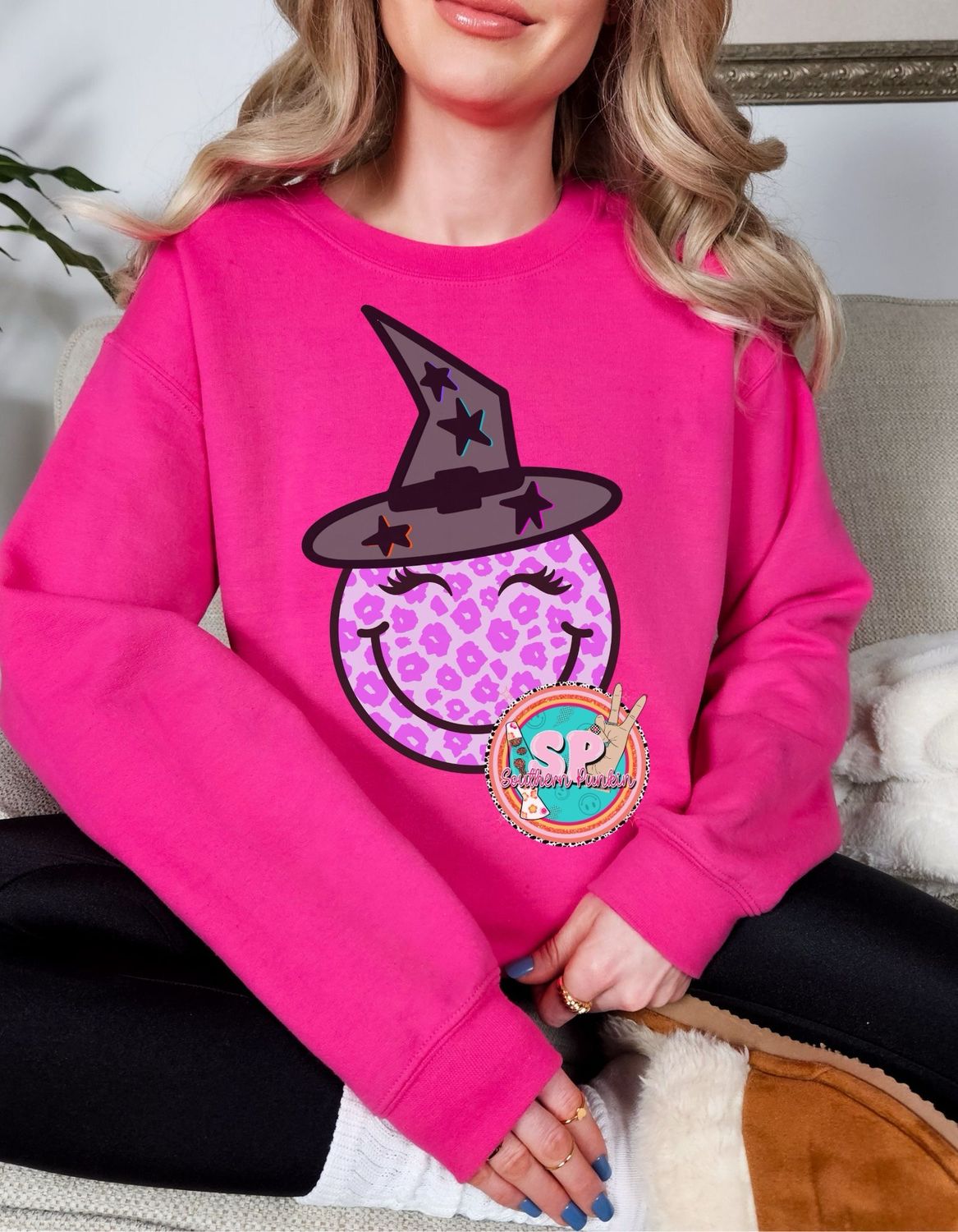 Smiley Witch Crewneck