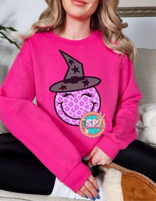 Smiley Witch Crewneck