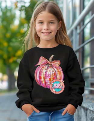Youth Disco Pumpkin Crew Neck