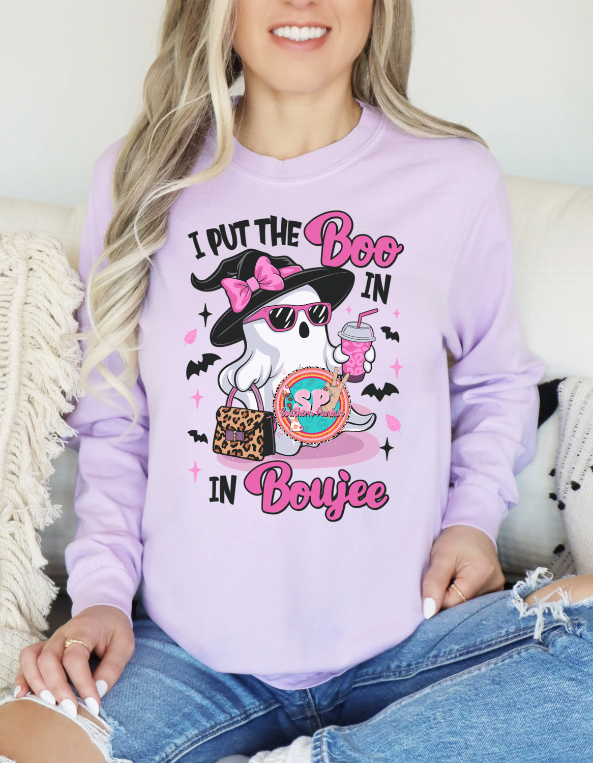 I Put The Boo In Boujee Long Sleeve