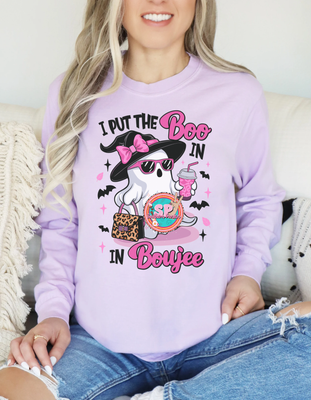 I Put The Boo In Boujee Long Sleeve