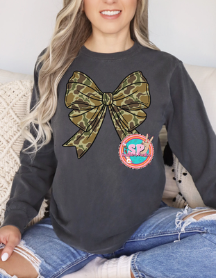 Duck Camo Bow Long Sleeve