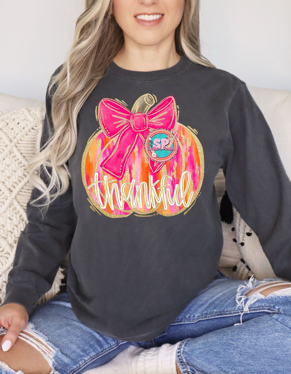 Thankful Pumpkin Long Sleeve