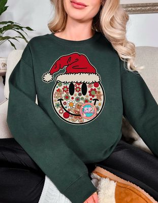 Christmas Smiley Crewneck