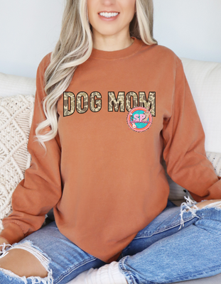 Camo Dog Mom Long Sleeve