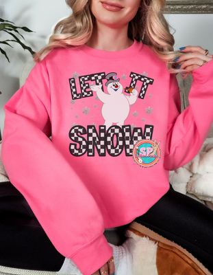 frosty let it snow crew neck