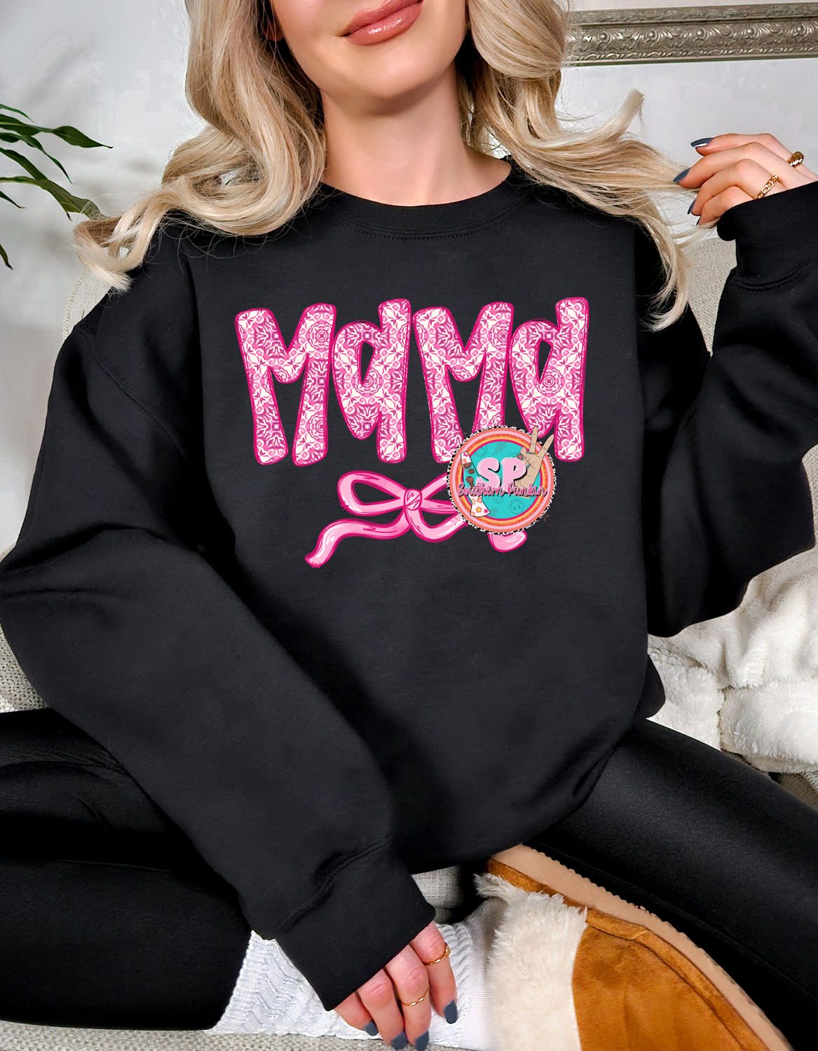 mama bow crewneck