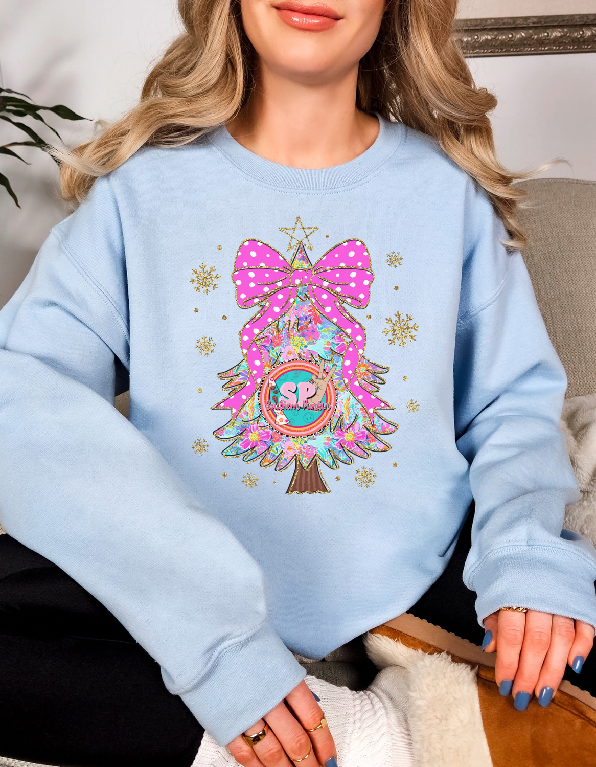 Colorful Tree Crewneck
