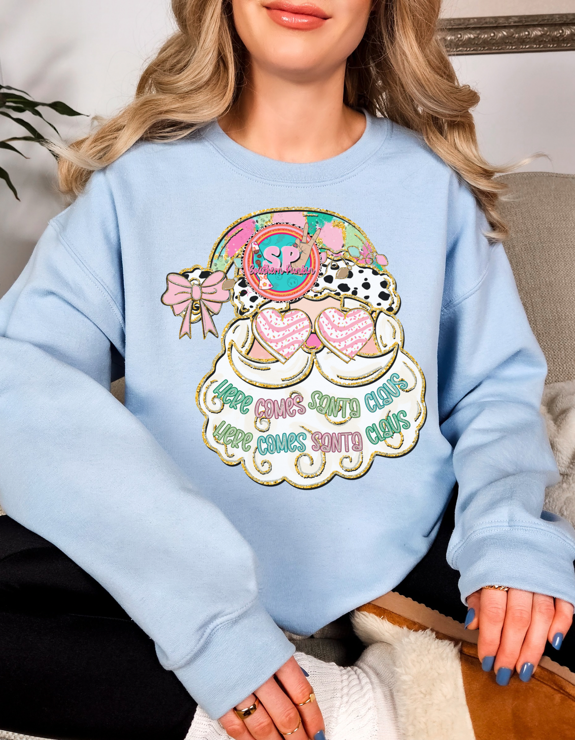 Here Comes Santa Clause Crewneck