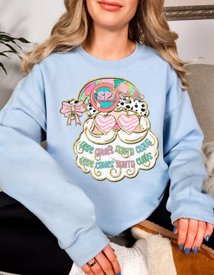 Here Comes Santa Clause Crewneck