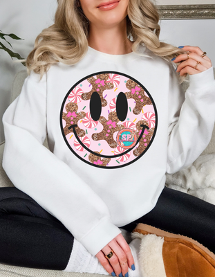 Ginger Bread Smiley Crewneck