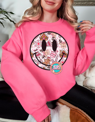 Gingerbread House Smiley Crewneck