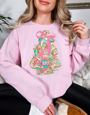 Cute Christmas Cake Crewneck