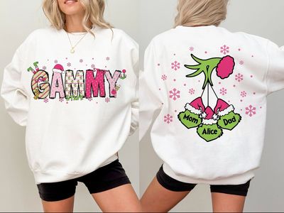 CUSTOM Grinch Name Crewneck